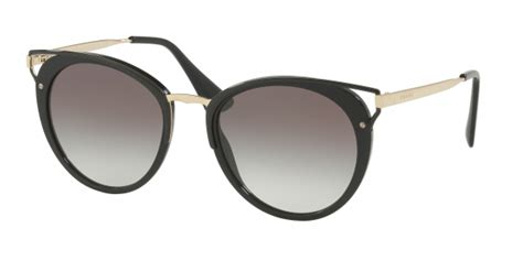 prada pr 66ts 54|Prada™ Catwalk PR 66TS 1AB0A7 54 Black Sunglasses .